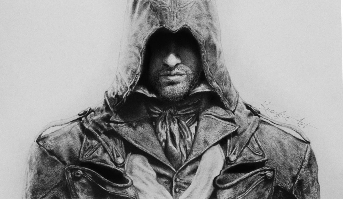 Капюшон карандашом