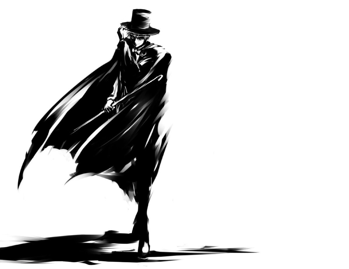 Фигура в черном плаще