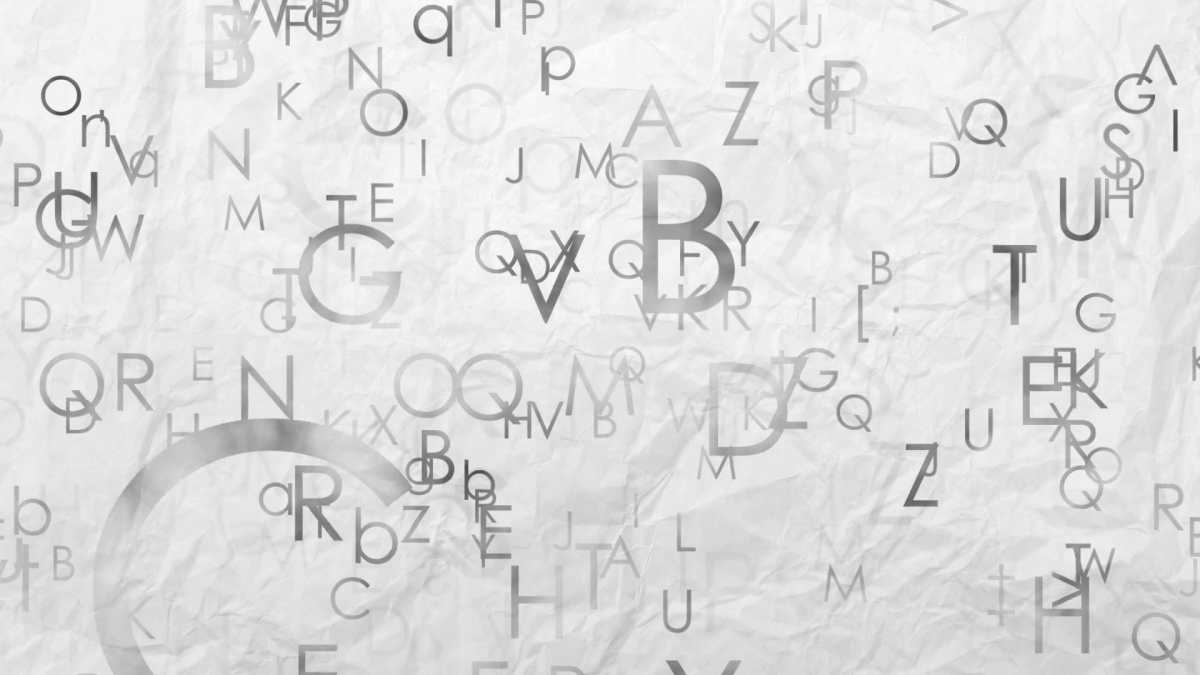 Мультяшные буквы