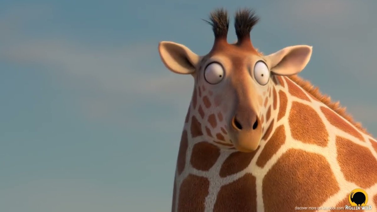 Жирафик из мультфильма