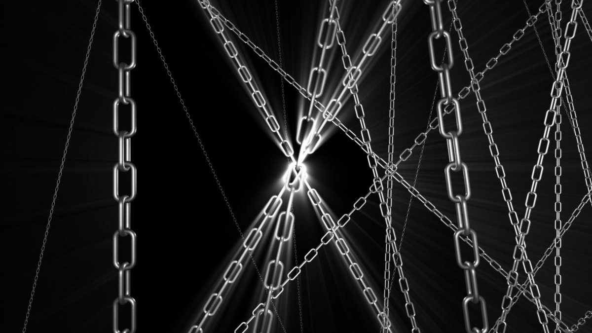 Текстура цепи