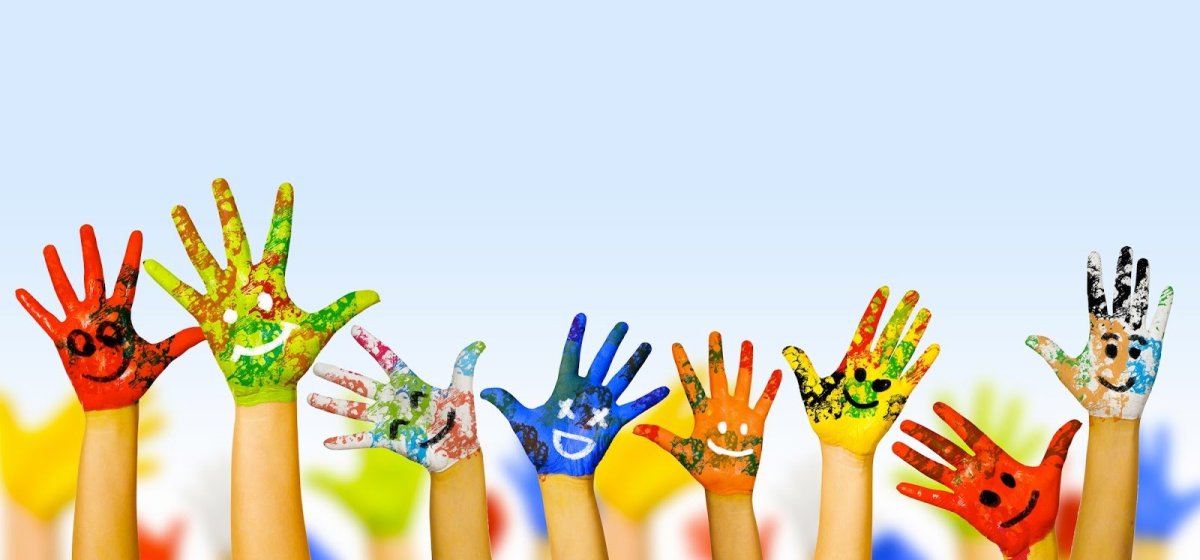 Разноцветные ладони