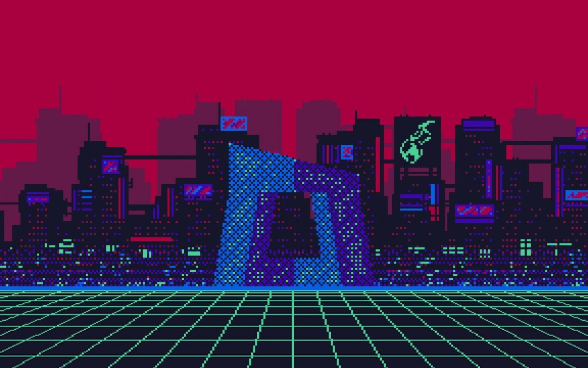 Фон пиксели