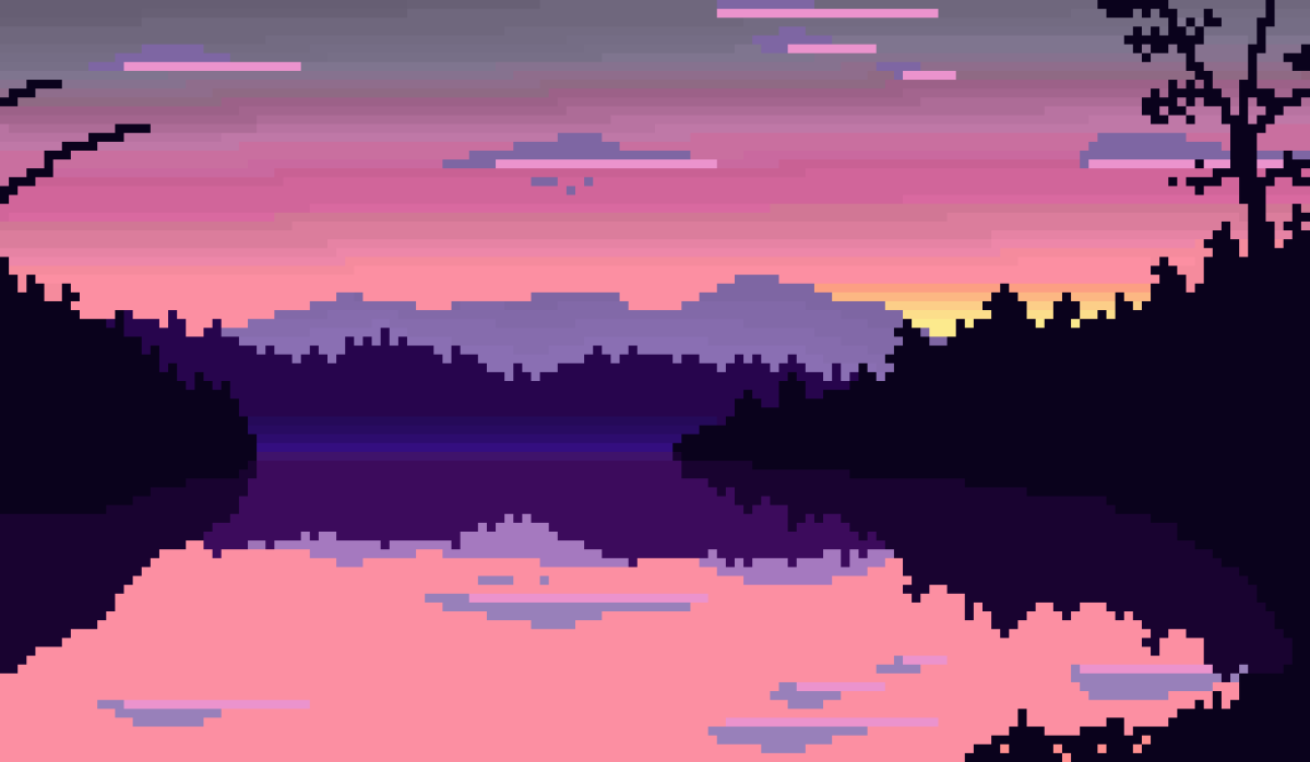 Пиксельная природа