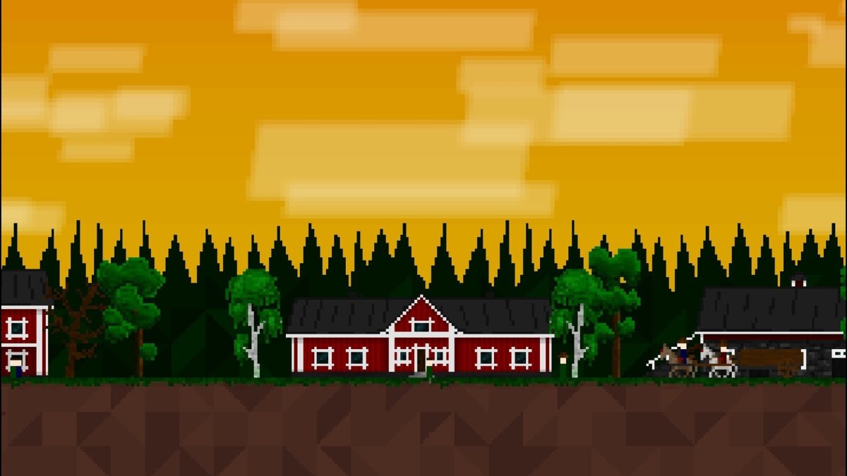 Пиксельный фон для игры