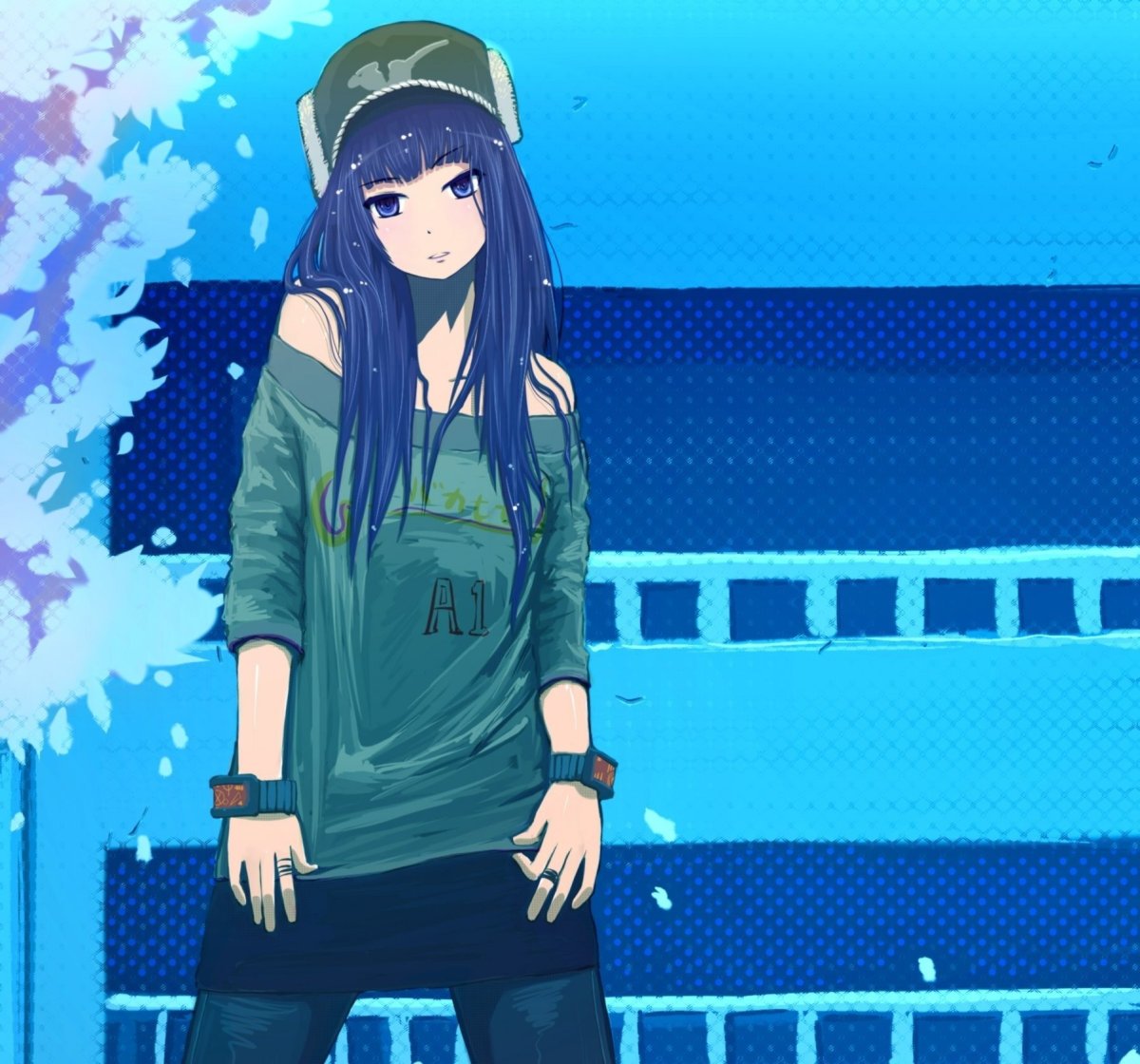 Аниме тянка пацанка