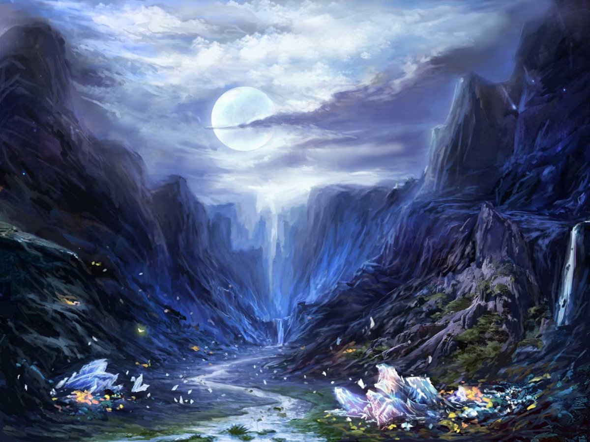 Обои на рабочий стол фэнтези природа