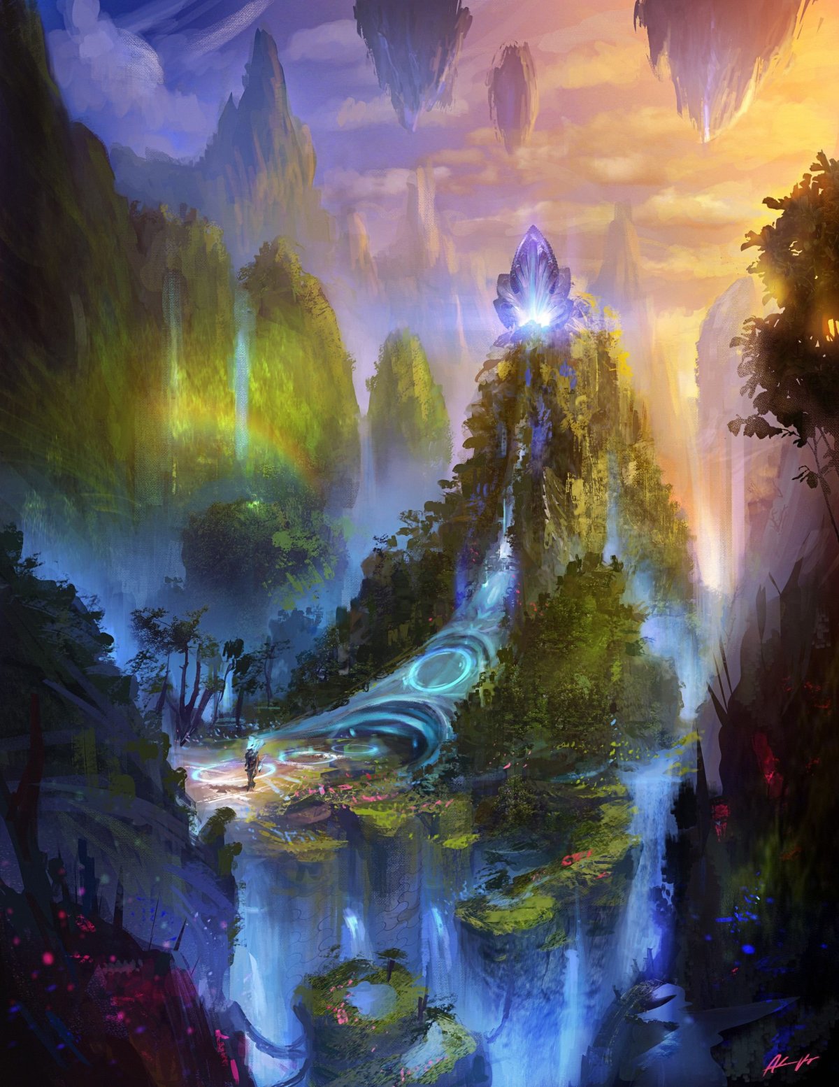 Пейзажи в стиле фэнтези