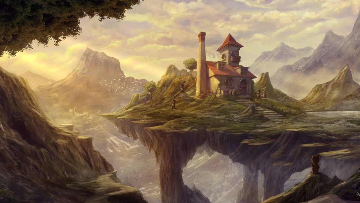 Нереальные пейзажи фэнтези