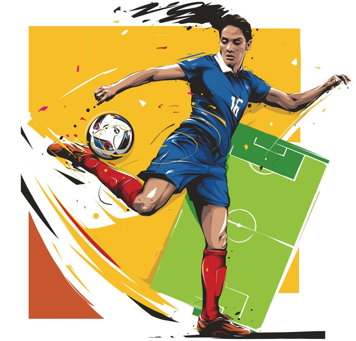 Расписана на футбол