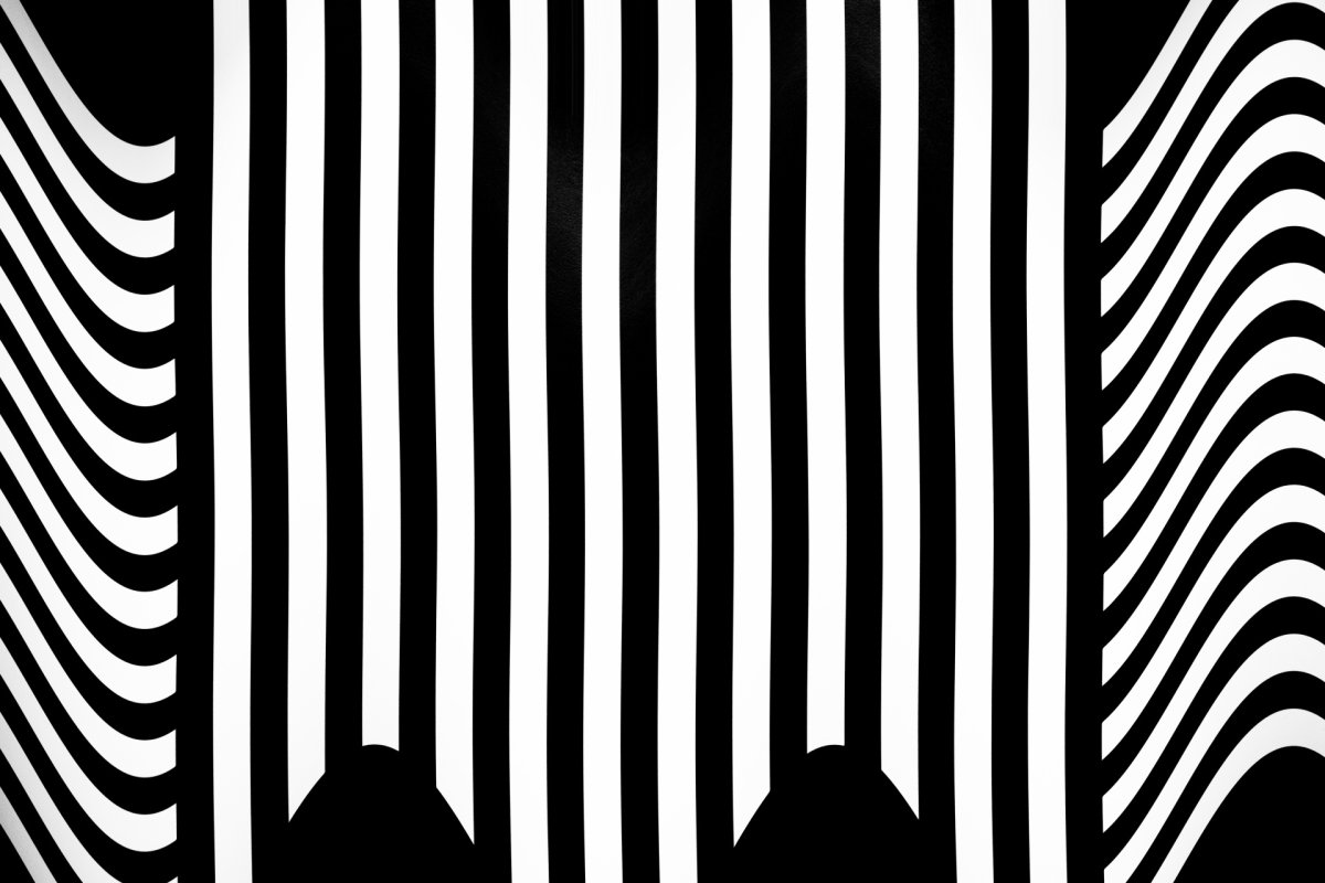 Черно белые горизонтальные полоски
