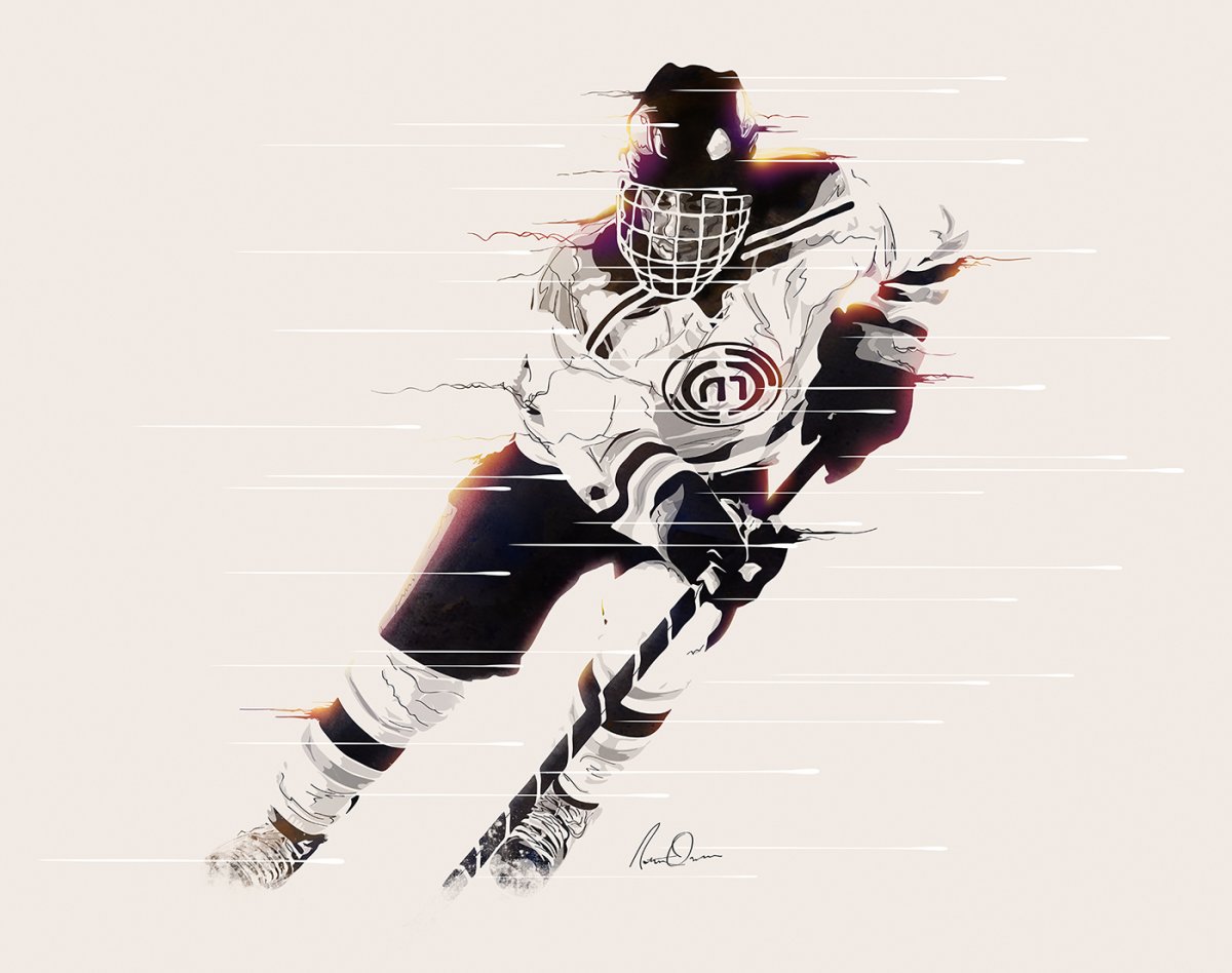 Хоккеист арт