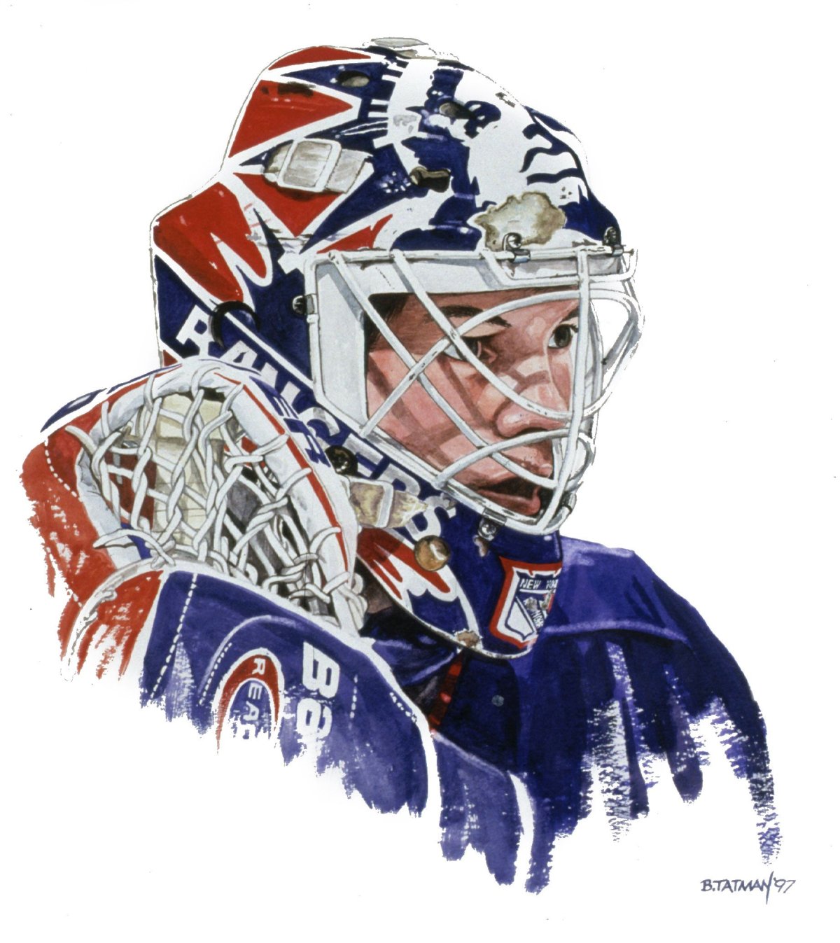 Хоккеист вратарь арт