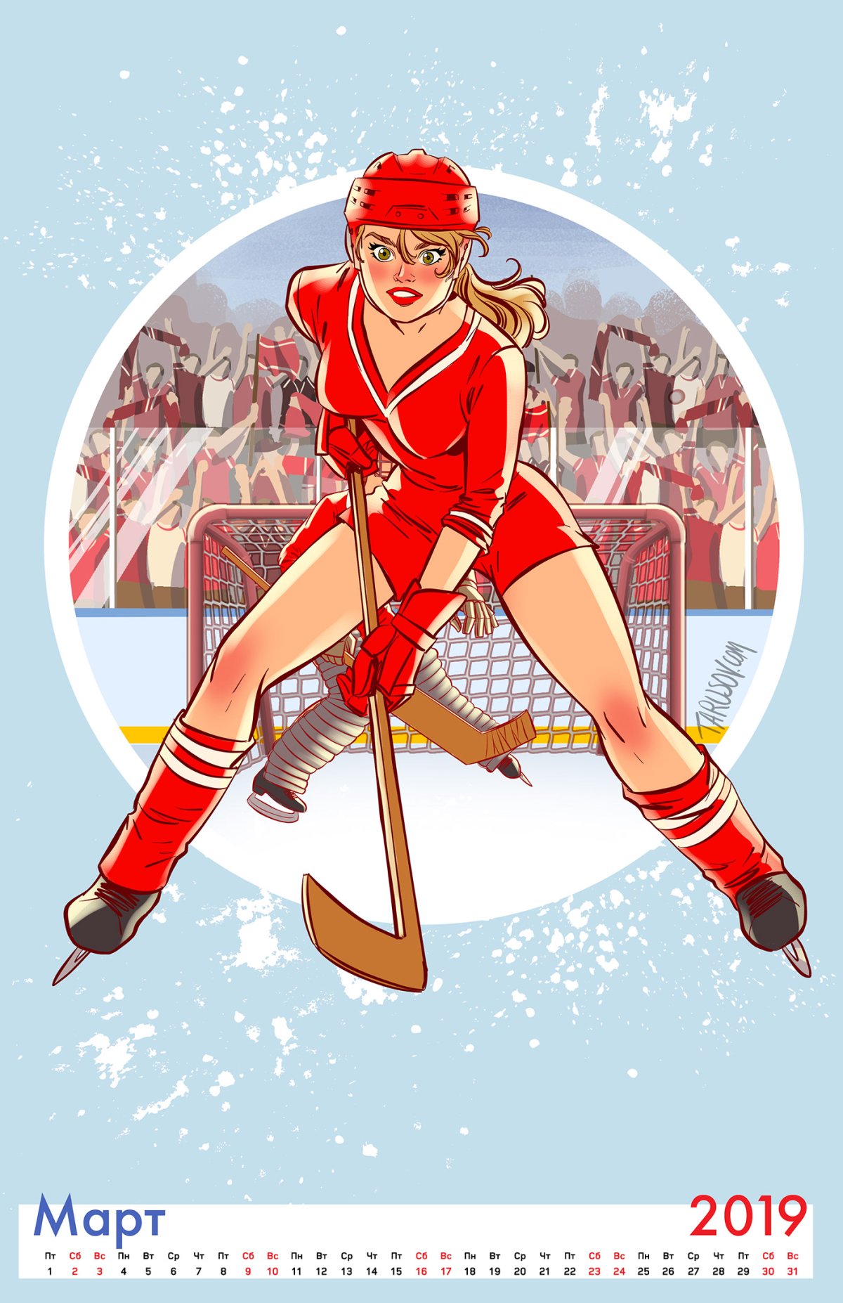 Пин ап Андрей Тарусов календари