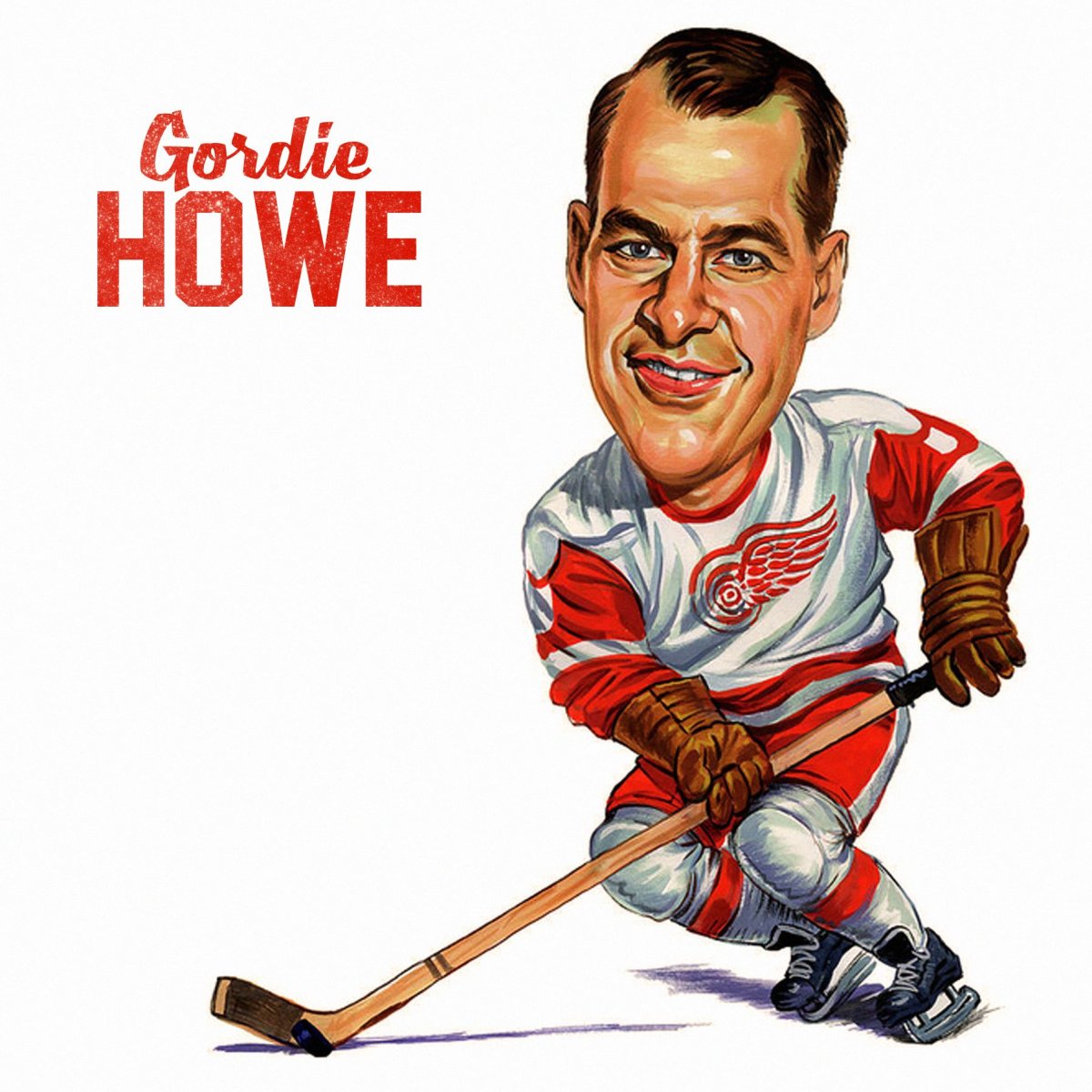 Шарж хоккеист