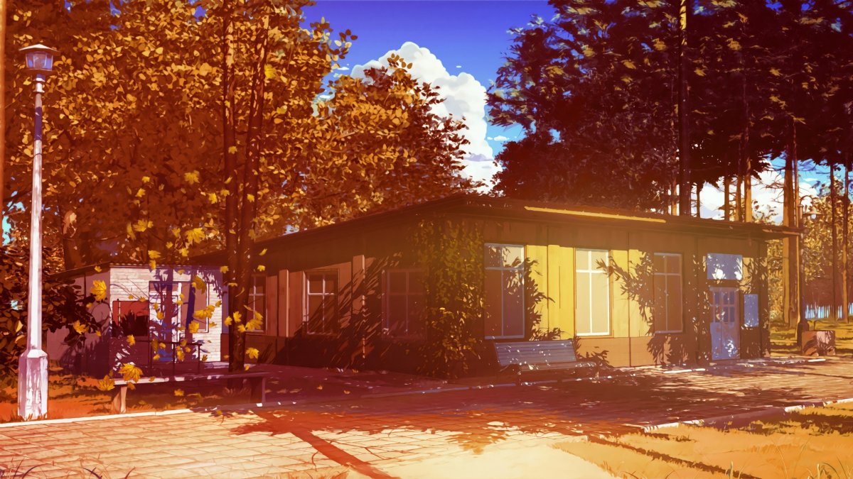 Гача лайф фон улица лето