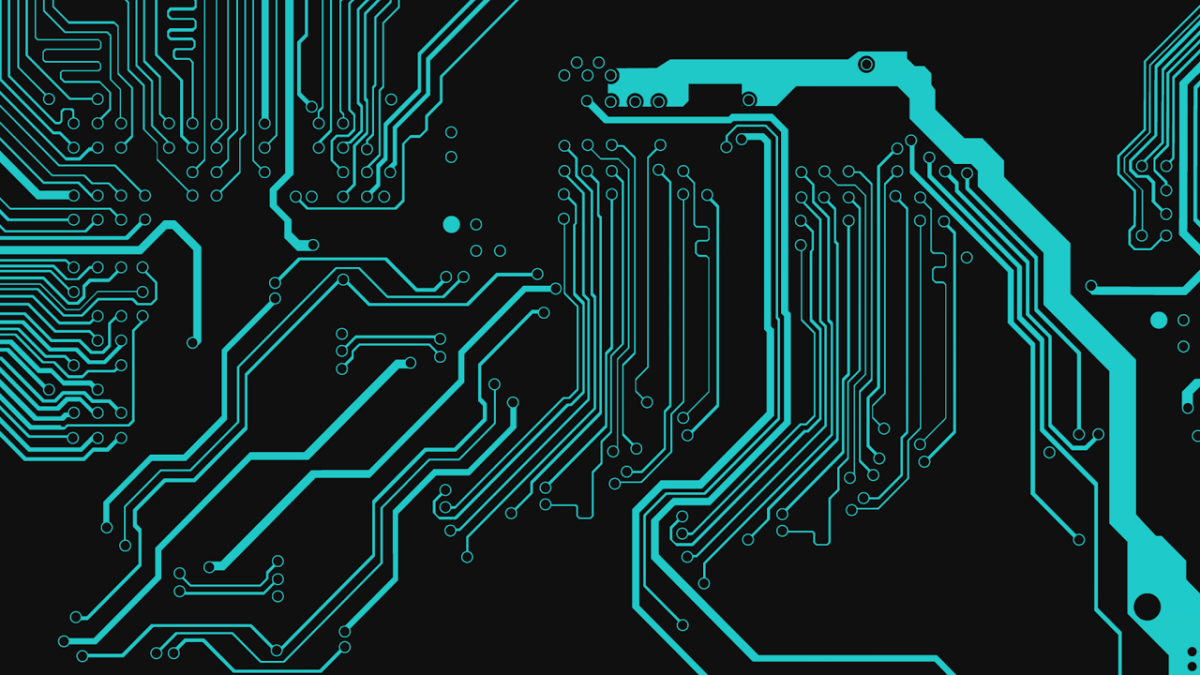 Красивая печатная плата