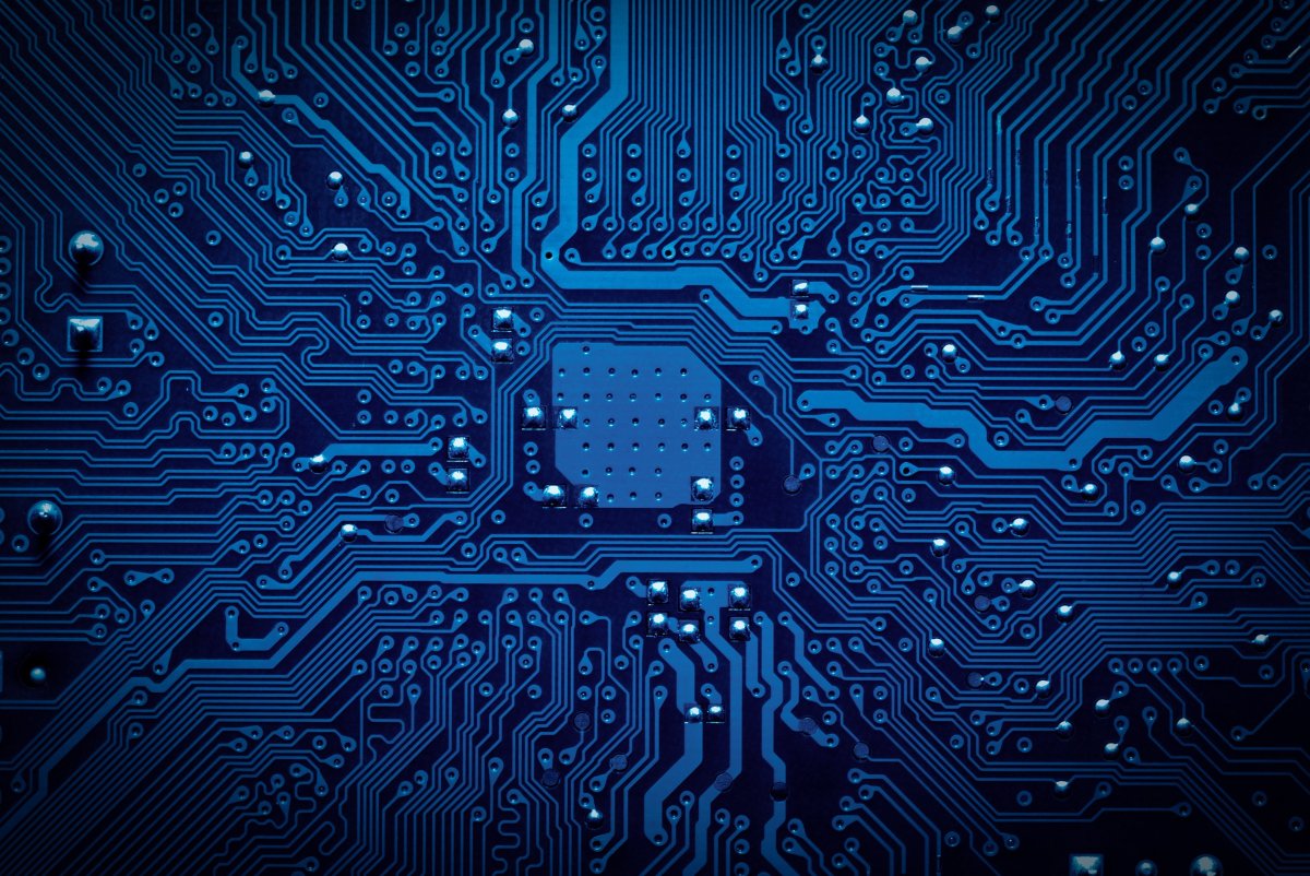 Текстура печатной платы