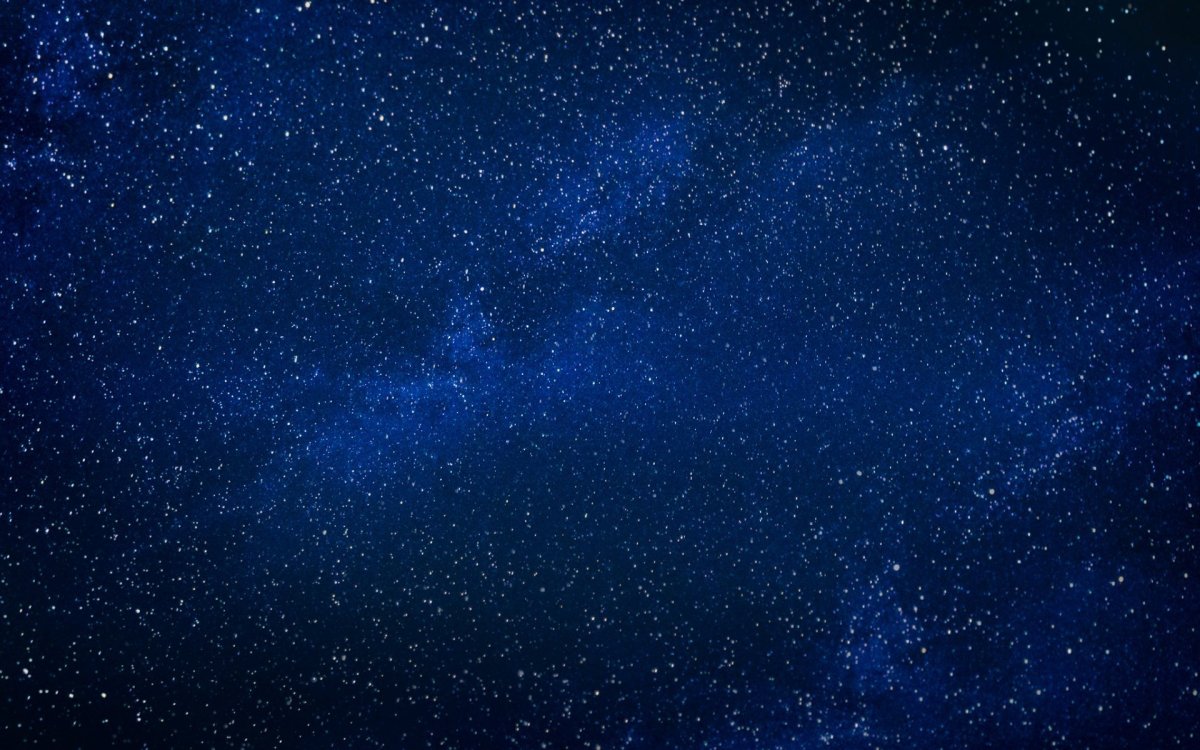 Ночное небо со звездами