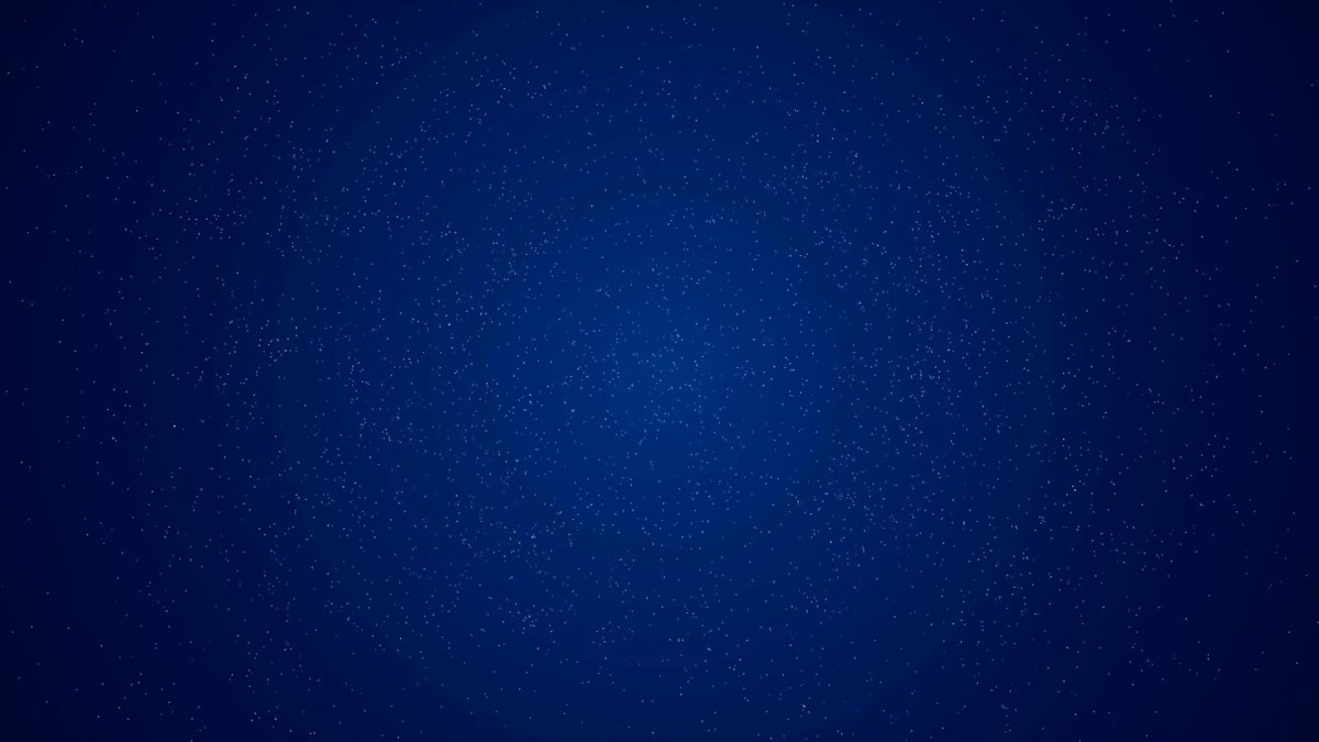 Темно синее небо со звездами