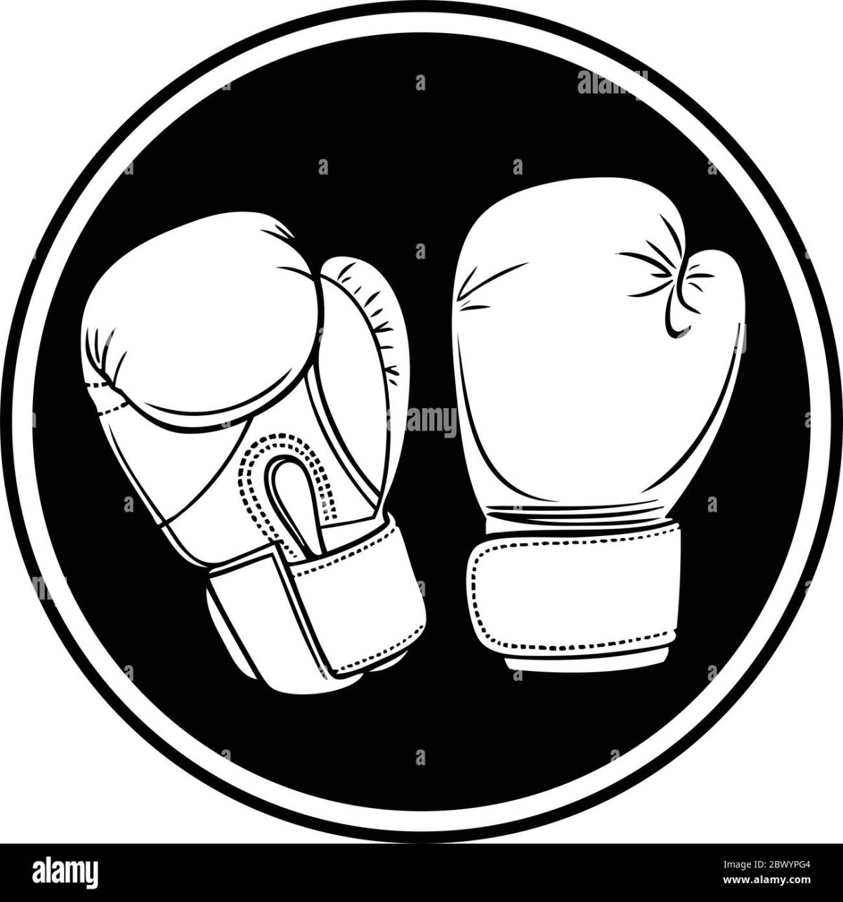 Значок боксерские перчатки