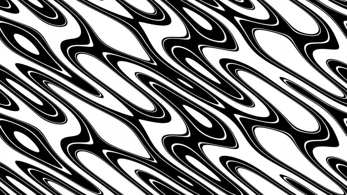 Черно белые волны