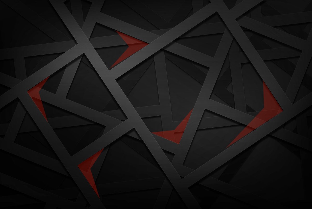 Геометрические фигуры на темном фоне