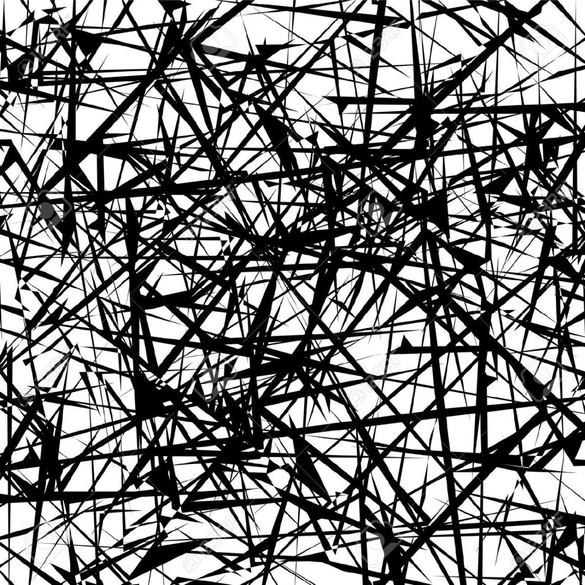 Хаотичные линии