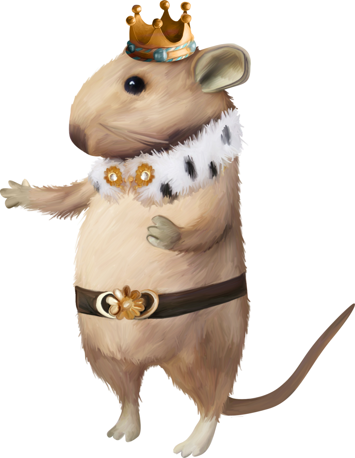 Крыса с короной