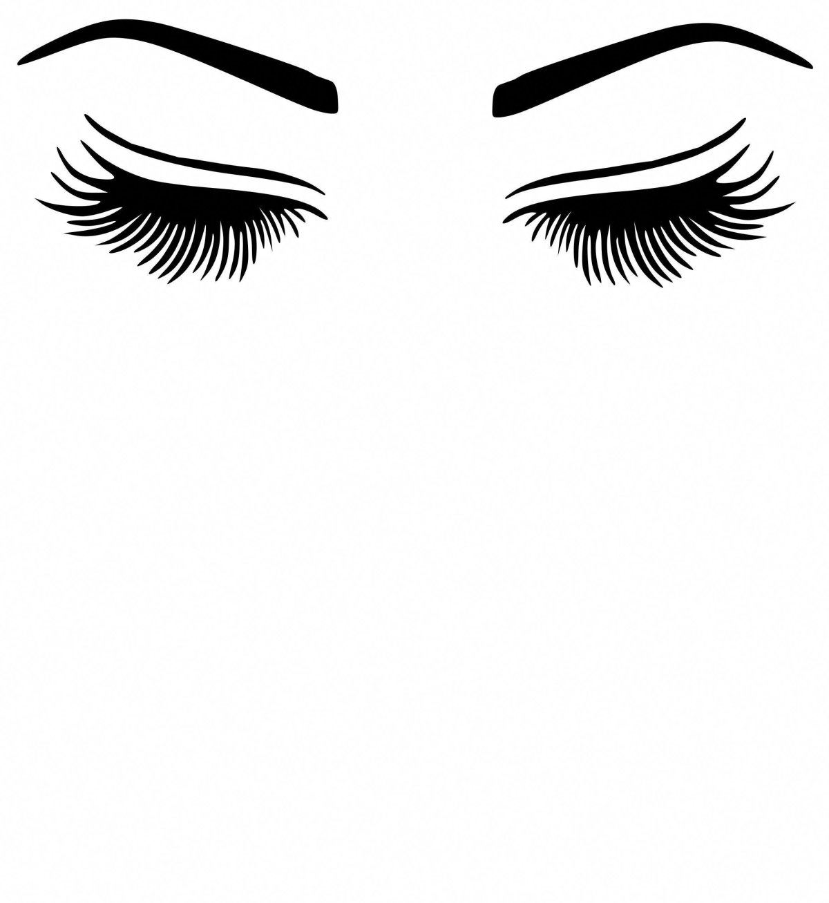 Брови силуэт