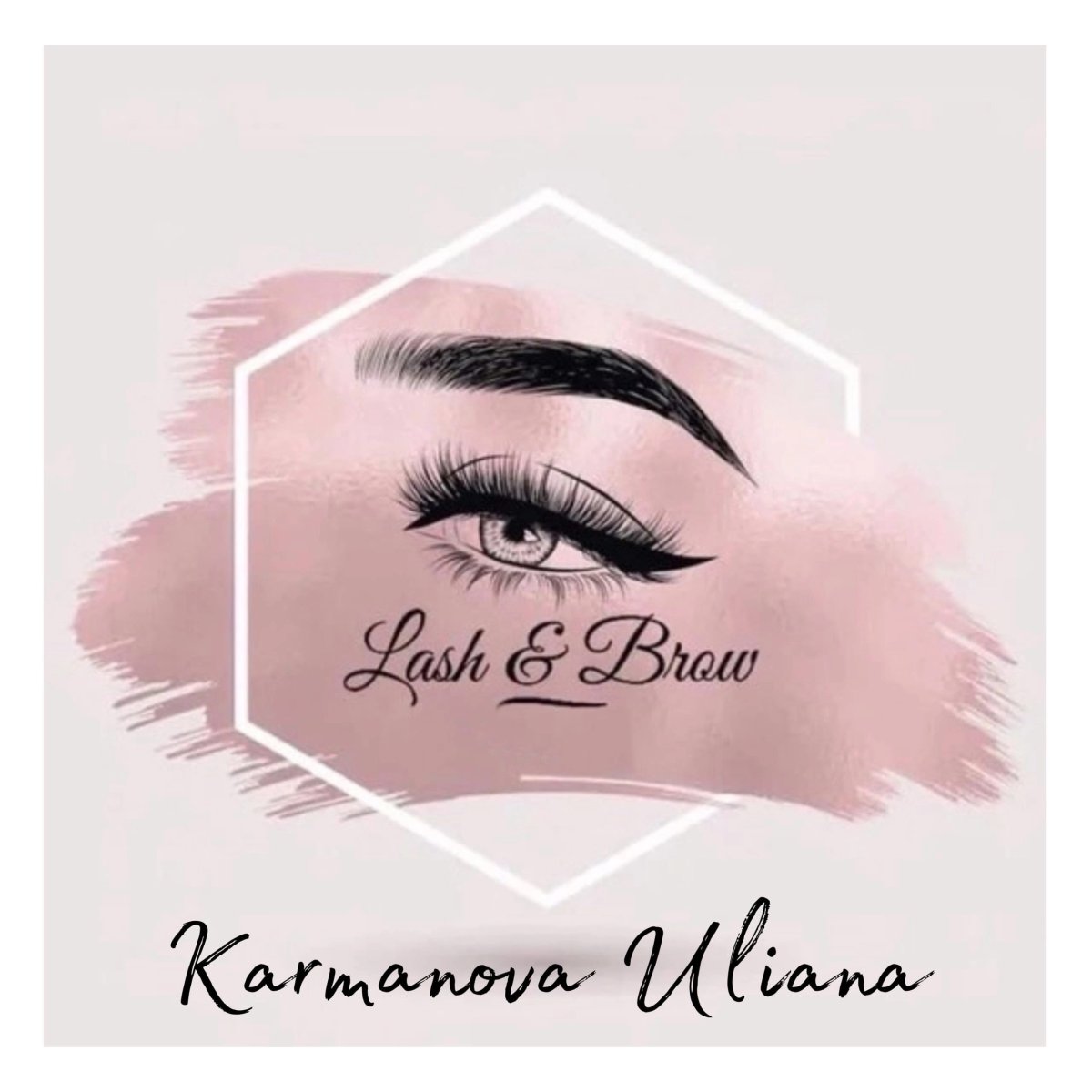 Логотип брови и ресницы