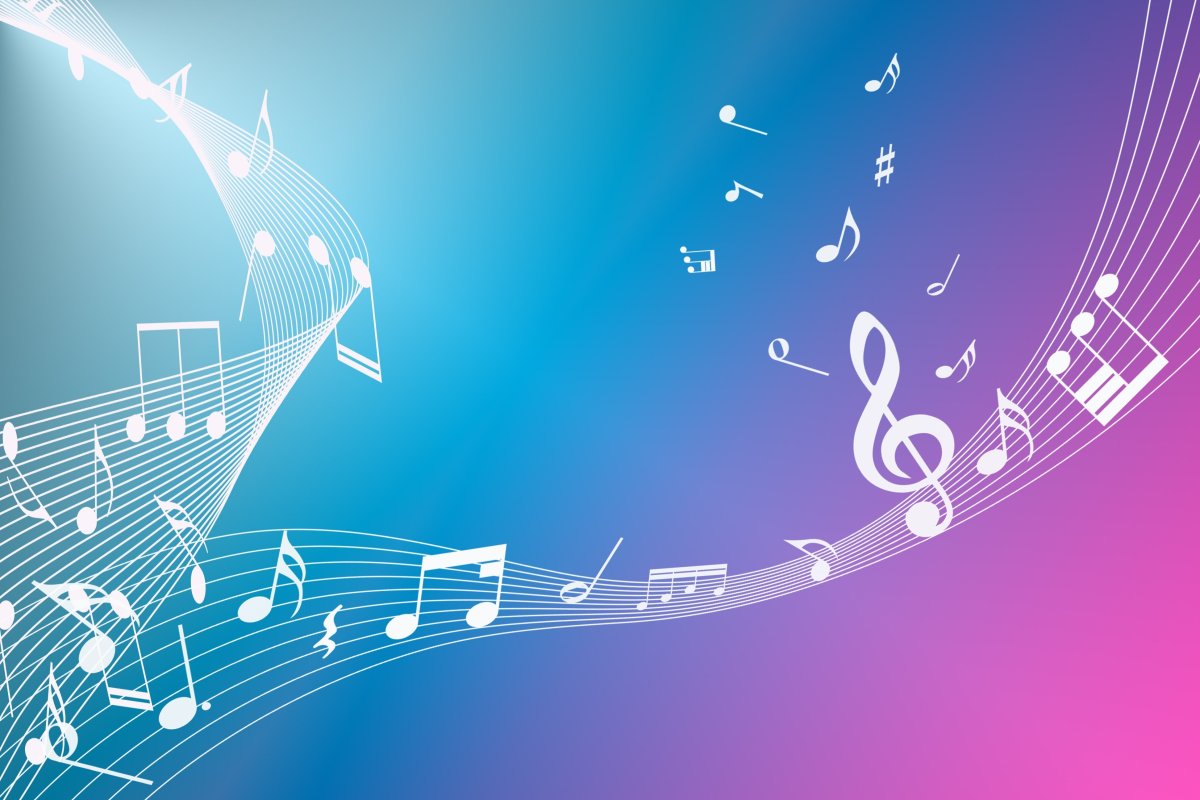 Музыкальные инструменты фон