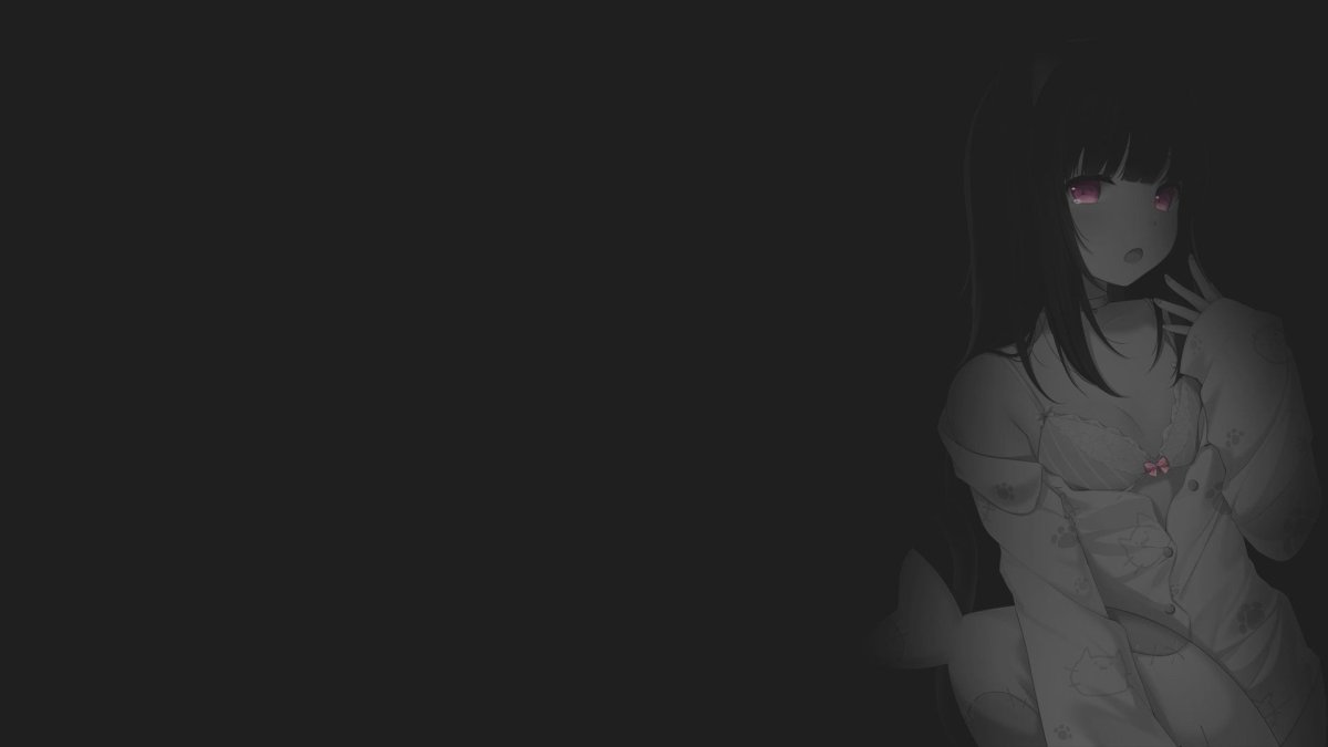 Аниме на черном фоне