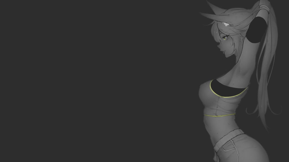 Обои на рабочий стол Минимализм девушки