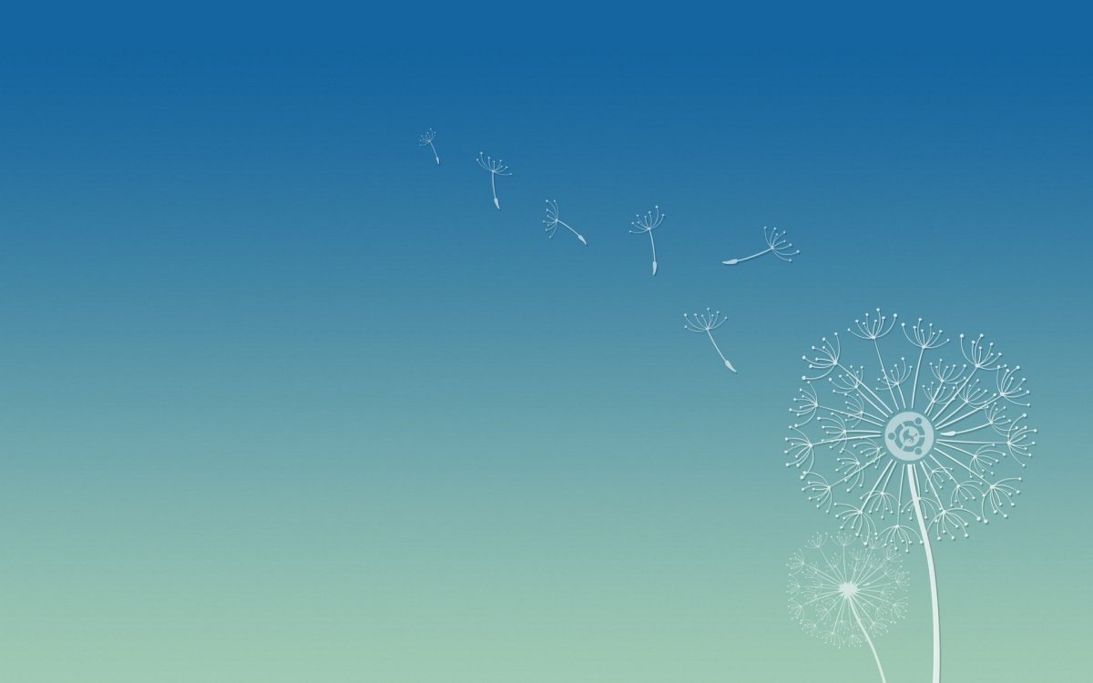 Фон одуванчики