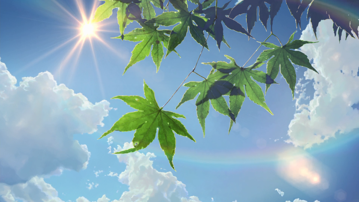 Деревья Макото Синкай