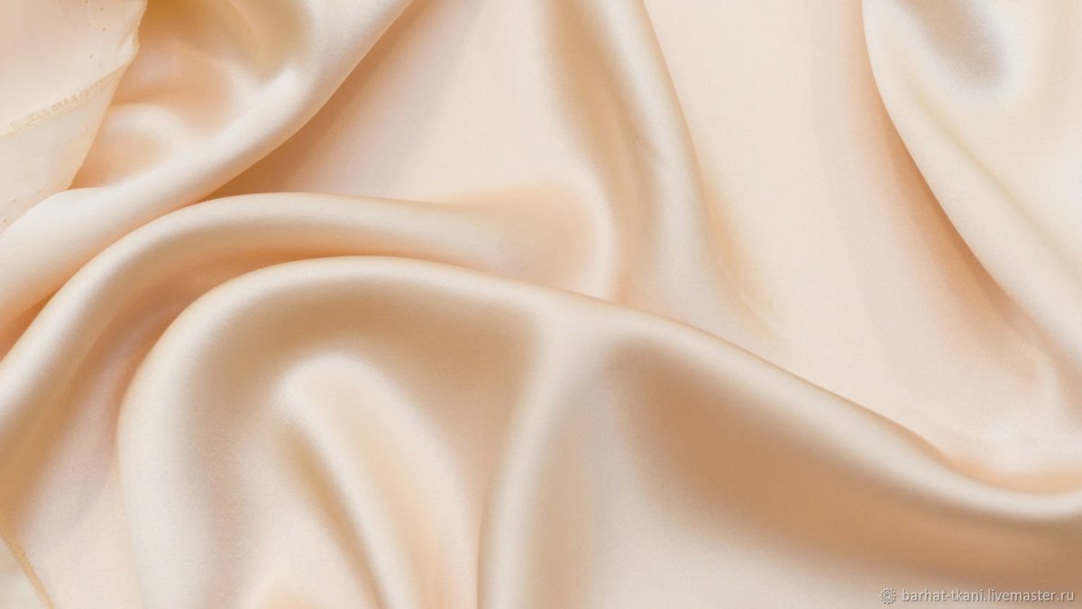 Ткань шелк бежевый