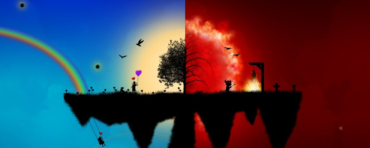 Рай и ад на одной картинке