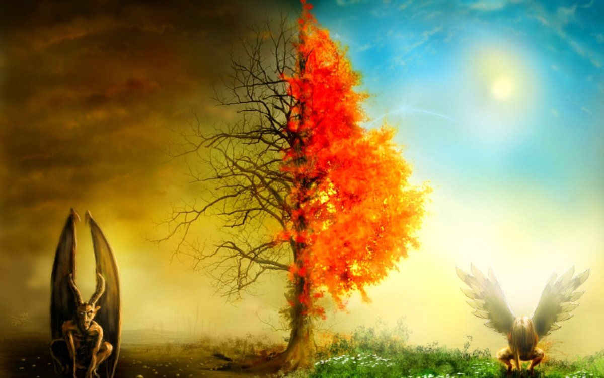 Противопоставление добра и зла