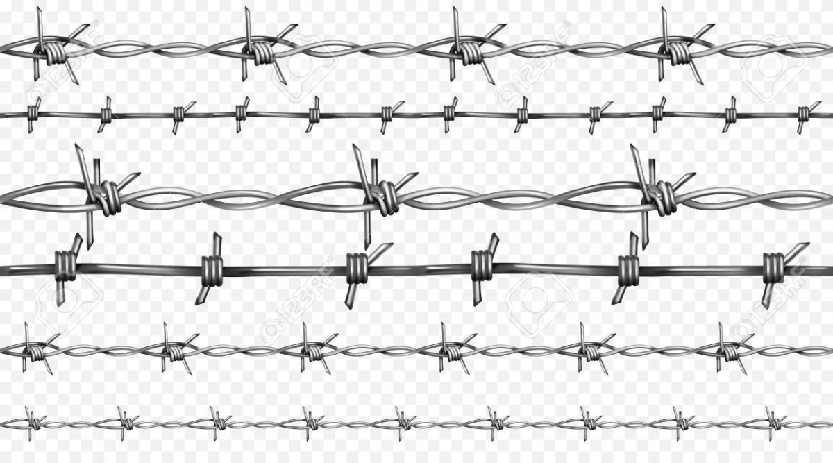 Колючая проволока обозначение
