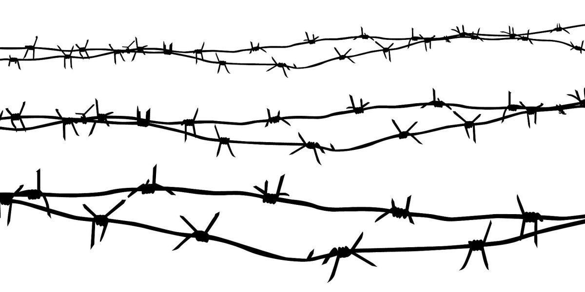 Колючая проволока силуэт