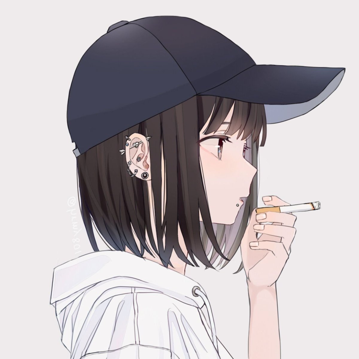 Аниме пацанка пофигистка