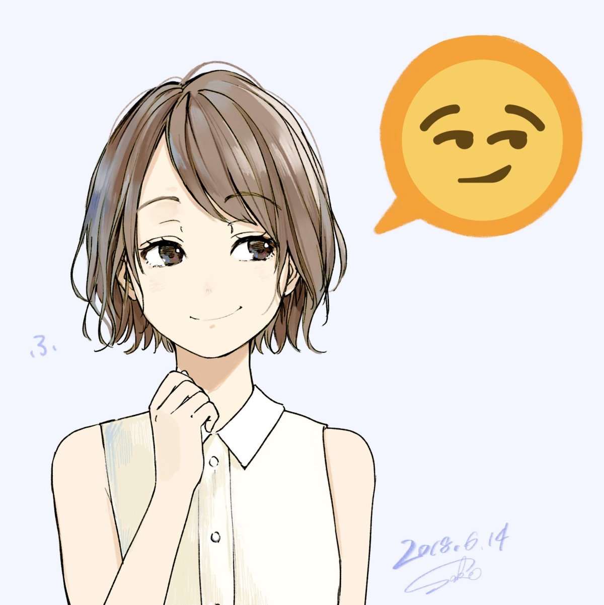 Аниме девушка эмоции