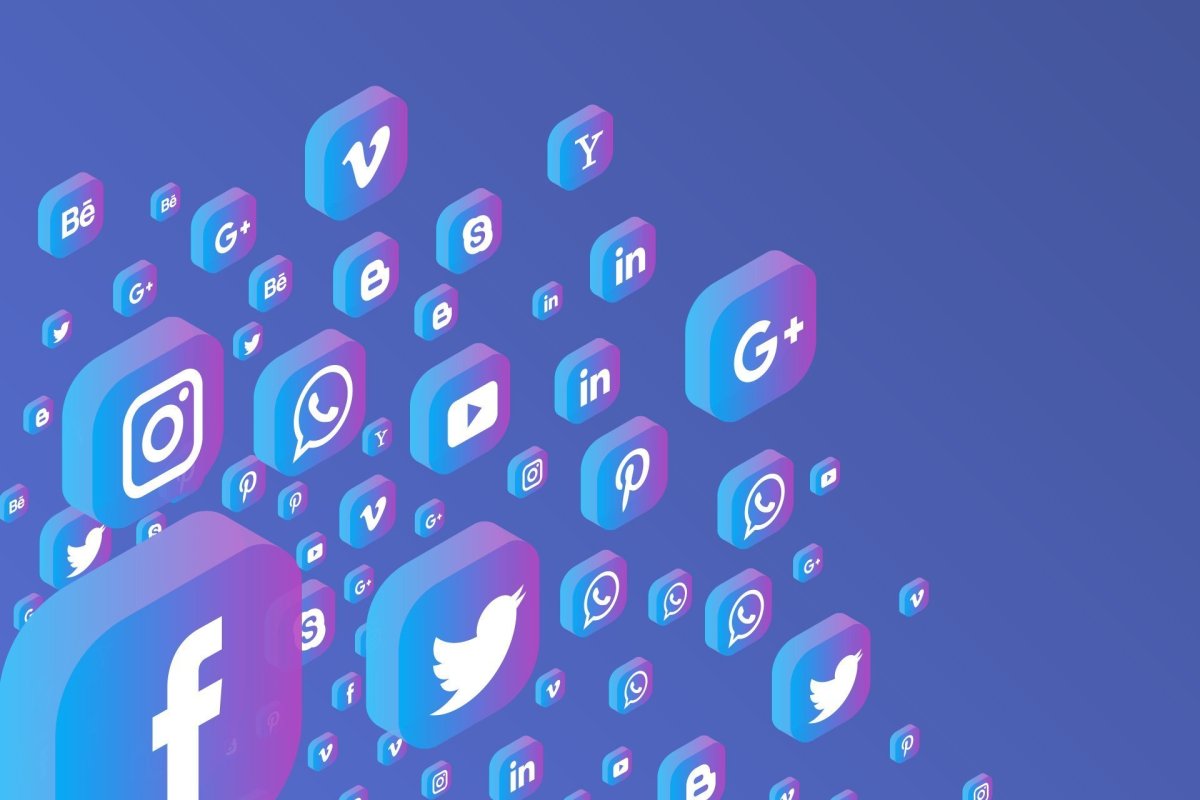 Социальные сети фон