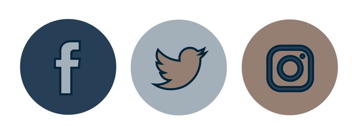 Иконки социальных сетей на прозрачном фоне