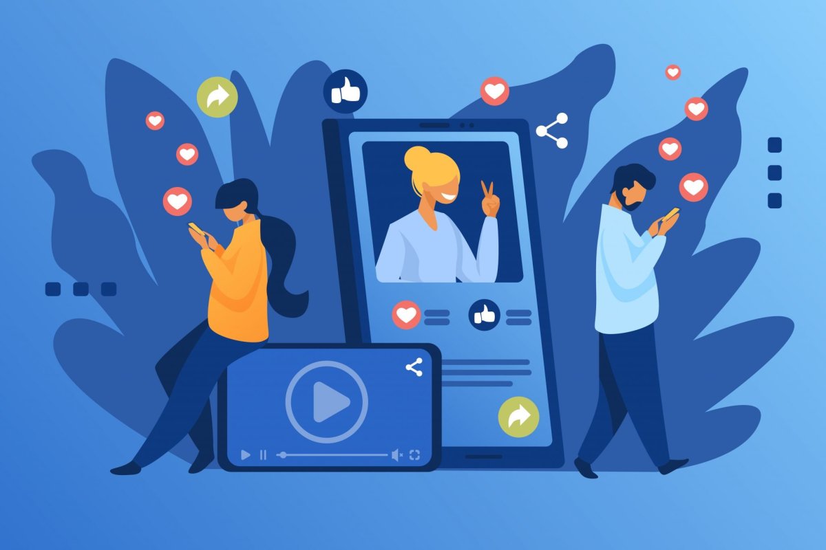 Социальные сети иллюстрации