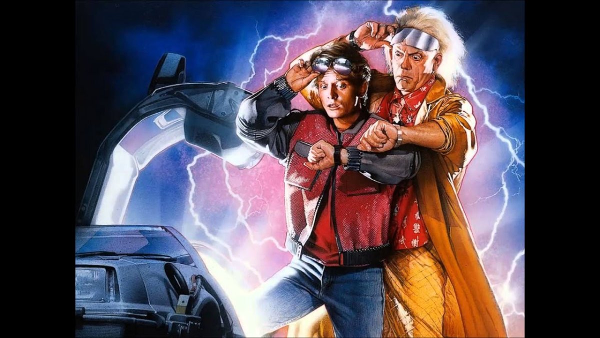 Роберт Земекис назад в будущее 2 Постер