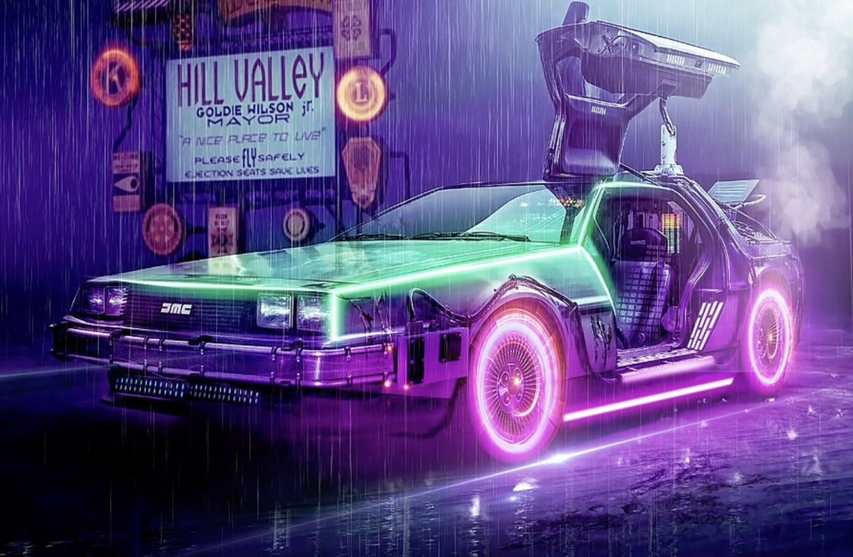 Делориан ретровейв назад в будущее