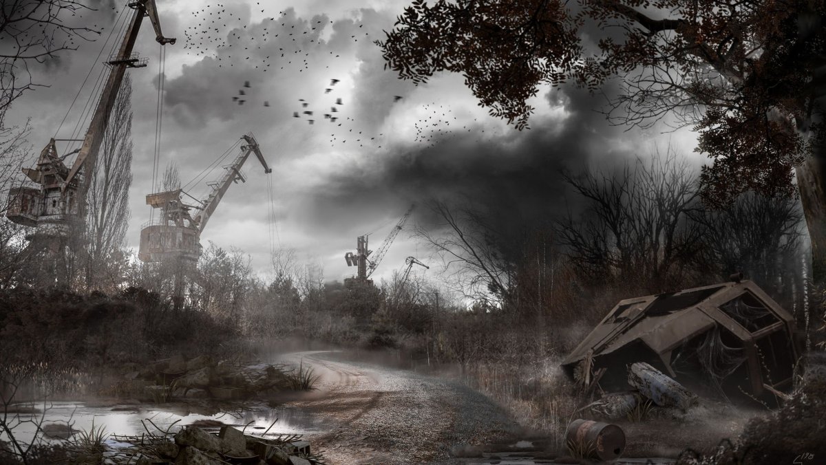 Взрыв Чернобыльской АЭС арт