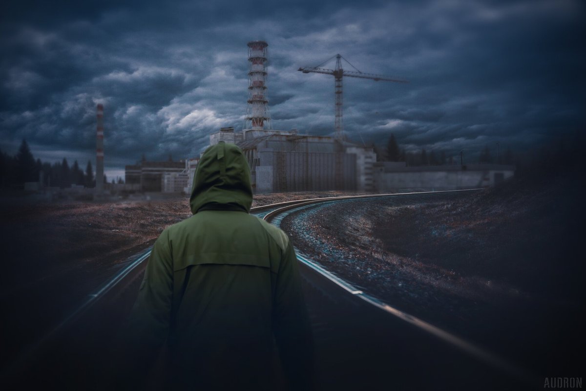 Чернобыльская АЭС сталкер арт